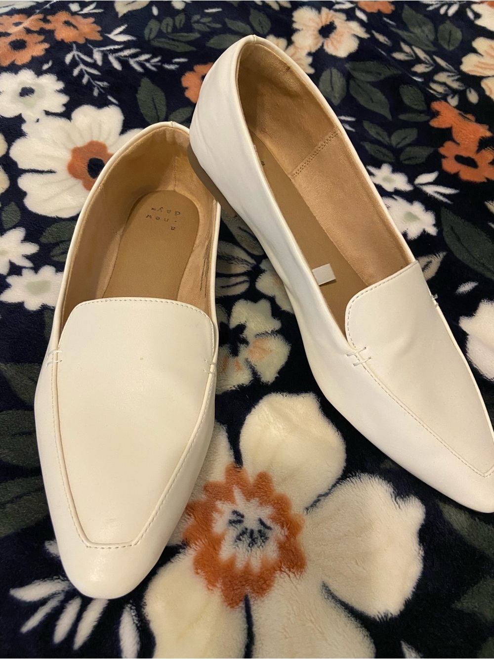 a new day White Women's Slip-On Loafers